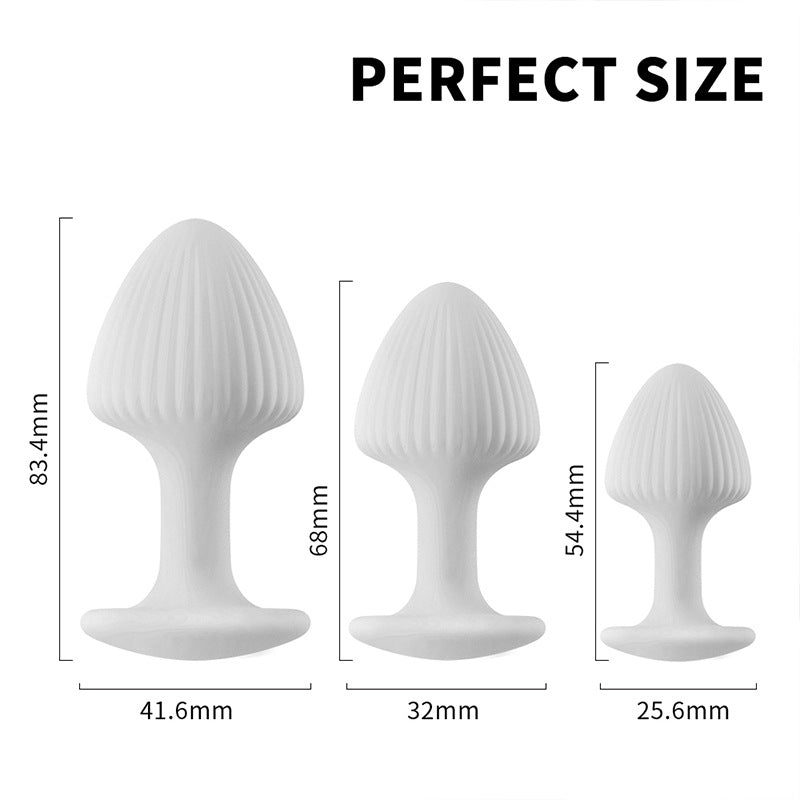 Oleifun 3 Pcs Butt Plug Silicone Anal Plug 3 Different Sizes Adult Sensory Toys for Men Women - oleifun -