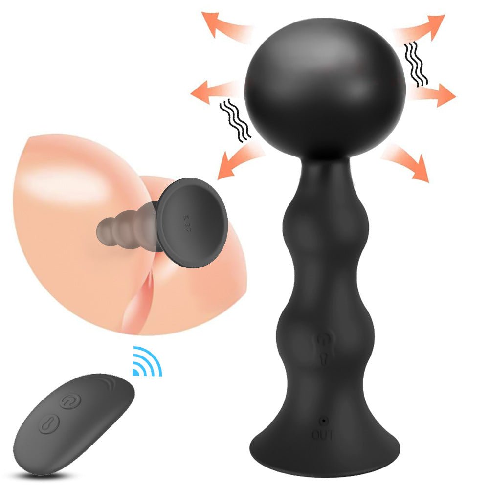 Oleifun Inflatable Anal Plug Vibrating Silicone Anal Sex Toys with 10 Modes & Wireless Control & Strong Suction - oleifun -