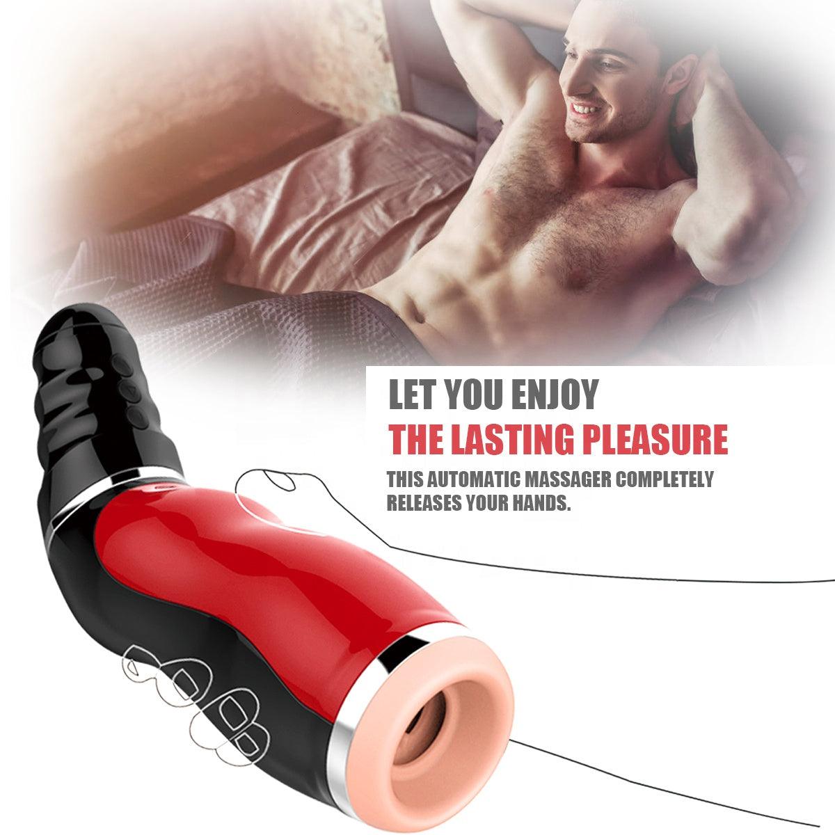 Oleifun Male Masturbator Airbag-Wrapped Sucking/Deep Throat/Blowjob 10 Vibration Masturbator Toys for Men - oleifun -