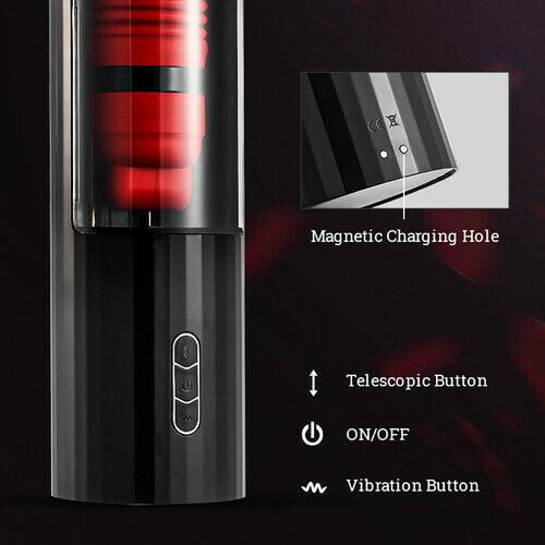 Oleifun Male Masturbator Automatic 7 Telescopic & 7 Vibrating Modes Deep Throat Toy for Big-Size Man - oleifun -
