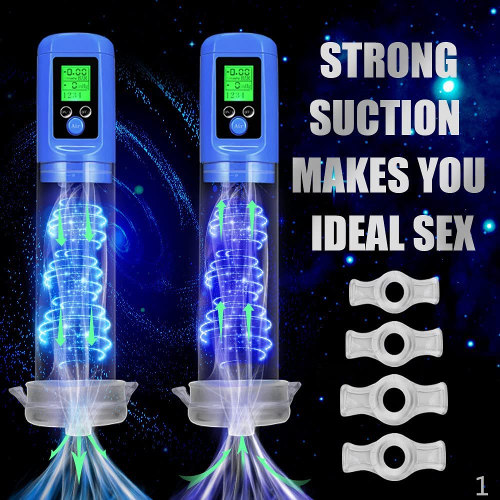 Oleifun Penis Pump Vacuum Sucking Dick Enlargement Sex Toy for Men w/ Male Stroker - oleifun -