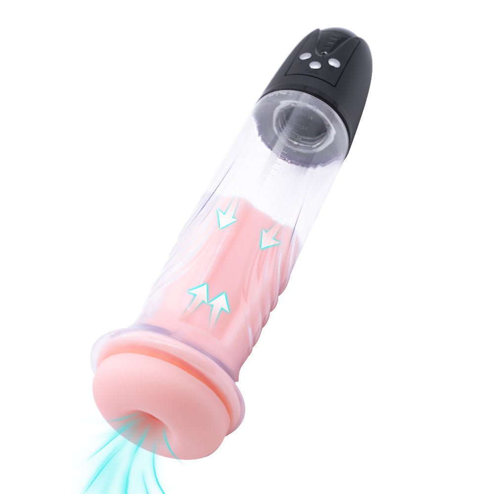 Vacuum Penis Pump Sucking Blowjob Male Masturbator Sex Toy for Men - oleifun -